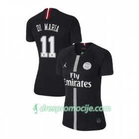 Paris Saint-Germain Dres Di Maria 11 Jodan Crno Ženska Treći 2018/19 Kratkih Rukava
